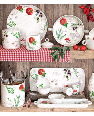 Farfurie pentru cina, portelan, 26 cm, Home & Kitchen - SIMONA'S COOKSHOP